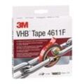 3M - Montageband vhb Tape 4611F dunkelgrau Länge 3 m Breite 19 mm