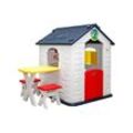 LittleTom Spielhaus Kinder Spielhaus ab 1 Garten Kinderhaus mit Tisch