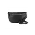 ITALYSHOP24 Bauchtasche Damen Leder Gürteltasche Hüfttasche CrossBody Handytasche