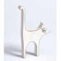 Walther Design Tierfigur Cats & Dogs Dekofigur Katze in zwei Farben, Perfekt zu jedem Anlass, weiß
