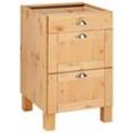 Home affaire Unterschrank Oslo 50 cm breit, ohne Arbeitsplatte, 3 Schubladen, beige