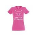 Youth Designz Print-Shirt Katze Katzenmama Damen T-Shirt mit lustigem Spruch Aufdruck, rosa