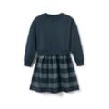 Kinder-Sweatkleid - Dunkelblau/Kariert - Kinder - Gr.: 158/164