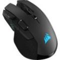 CORSAIR IRONCLAW, RGB-Gaming-Maus, kabellos Gaming Maus, Schwarz