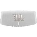 JBL Charge 5 Bluetooth Lautsprecher, Weiß, Wasserfest