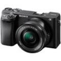 SONY Alpha 6400 Kit (ILCE-6400L) Systemkamera mit Objektiv 16-50 mm, 7,6 cm Display Touchscreen, WLAN