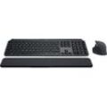 LOGITECH MX Keys S Combo für Windows, Linux, Chrome, Mac, Tastatur & Maus Set, kabellos, Graphite