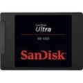 SANDISK Ultra 3D Festplatte, 2 TB SSD SATA 6 Gbps, 2,5 Zoll, intern