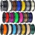 Ampertec 3D-Filament Colorpack PLA - 1.75mm 4x1kg Spulen