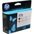 HP Druckkopf CE017A 771 matte black + chromatic red