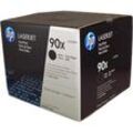 2 HP Toner CE390XD 90X schwarz