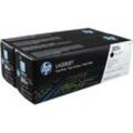 2 HP Toner CE410XD 305X schwarz