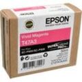 Epson Tinte C13T47A300 T47A3 vivid magenta