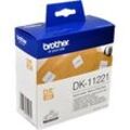 Brother PT Etiketten DK11221 weiss 23x23mm 1000 St. Rolle