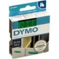 Dymo D1-Originalband 45019 (S0720590) schwarz auf grün 12mm x 7m