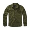 Brandit Outdoorhemd Brandit Check Shirt Herren Langarm, grün