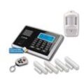 OLYMPIA Protect 9061 Drahtloses GSM Alarmanlagen-Set mit 4 Tür-/Fensterkontakten und Bewegungsmelder