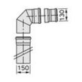 Vaillant Geräte-Anschluss-Set 150-130 mm PP für VKK 806/3-1606/3 0020060589