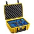 B&W International B&W GoPro Case Typ 1000 für GoPro Hero 9/10 mit Schaumstoffeinsatz 4,1 l - Gelb