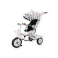 Chipolino Tricycle Futuro 2 in 1 faltbar, Becherhalter, Musik, Licht, PU-Räder weiß