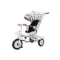 Chipolino Tricycle Futuro 2 in 1 faltbar, Becherhalter, Musik, Licht, PU-Räder weiß