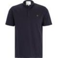 NOWADAYS Polo-Shirt, Baumwolle, Stehkragen, für Herren, blau, L