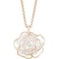 NOELANI Damen Kette mit Anhänger Rose "9228959", roségold, 80