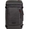 EASTPAK® Rucksack, Flaschenhalter, Organizer, gepolstertes Laptopfach, grau