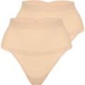 MAIDENFORM® Cover Your Base String, Shaping-Effekt, 2er-Pack, für Damen, beige, XXL