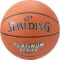 SPALDING® Basketball "Platinum Series", für alle Oberflächen, guter Grip, orange, 7