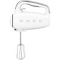 smeg Handmixer "50's Style", LED-Display, Turbofunktion, weiß