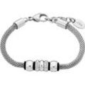 s.Oliver Damen Armband "567602", Edelstahl, silber, 18