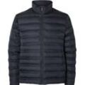 SELECTED Steppjacke, wasserabweisend, Stehkragen, für Herren, blau, L