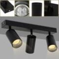 Swanew - Deckenleuchte Deckenleuchten Deckenspots Strahler led Deckenstrahler 3-flammig schwenkbar Deckenspot 4W