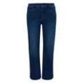 Weite Five-Pocket-Jeans mit Used-Effekten, blue Denim, Gr.50