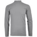 Langarm Basic Stehkragen Regular Fit Herren Longsleeve