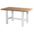 Hartman Sophie Yasmani Bar Tisch Aluminium/Teak 180x100 cm Royal White Teak/Aluminium