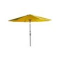 Hartman Sophie + Parasol Sonnenschirm 300 cm Polyester ohne Fuß Carbon Black/Curry Yellow