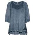 Baumwoll-Bluse, blau, 40/42