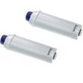 2x Wasserfilter Filter Ersatz für DeLonghi 5513292811, 8004399327252 für Kaffeevollautomat, Espressomaschine, Blau, Weiß - Vhbw