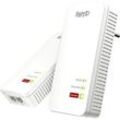 AVM FRITZ!Powerline 1240 AX WLAN Set, (Wi-Fi 6) Gigabit-Adapter 1200 Mbit/s Kabellos und Kabelgebunden