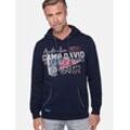 Camp David Kapuzensweatshirt Herren Baumwolle bedruckt, marine