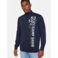 Camp David Pullover Herren Baumwolle bedruckt, marine