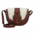 Fossil Harwell Umhängetasche Leder 18 cm BRAUN