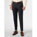 CG - CLUB of GENTS Baukasten-Hose Herren Slim Fit Schurwolle strukturiert, marine