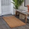 Teppich Hochflor Wohnzimmer Soft Weich Shaggy Einfarbig Terracotta 80 x 150 cm - Surya