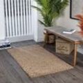 Teppich Hochflor Wohnzimmer Soft Weich Shaggy Einfarbig Dunkelbeige 80 x 150 cm - Surya