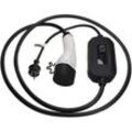 vhbw Ladekabel Typ 2 zu Typ F CEE 7/7 kompatibel mit Alfa Romeo Tonale Elektroauto, 1-phasig, 16 A, 3,5 kW, 3 m