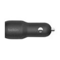 belkin BOOST CHARGE Kfz-Ladeadapter schwarz, 24 Watt