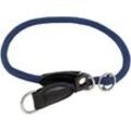 Hundehalsband Retrieverhalsband Dressurhalsband Dunkelblau Länge 65 cm, Durchmesser 1 cm - Lionto